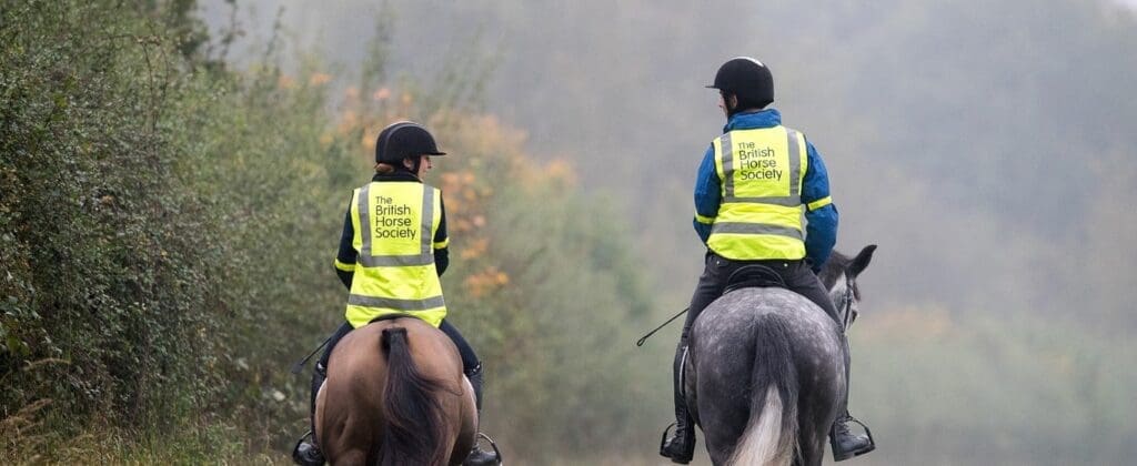 Horse riders wearing Hi-Vis